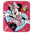 thumbnail image 1 of Disney Minnie Mouse Kids Throw Blanket , 40" x 50", 1 of 5