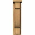 thumbnail image 2 of 5 1/2"W x 10"D x 22"H Alpine Smooth Corbel w/Backplate, Western Red Cedar, 2 of 9