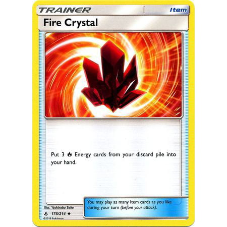 Pokemon Unbroken Bonds Fire Crystal #173