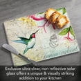 thumbnail image 7 of CounterArt Hummingbird Tempered Glass Cutting Board, 7 of 7