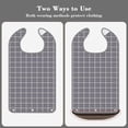 thumbnail image 2 of Baberos para Adultos GRKJGytech, Protector de Ropa Impermeable con Capturador de Migajas, Paquete de 3 Baberos Reutilizables para Ancianos, Hombres y Mujeres, 2 of 7