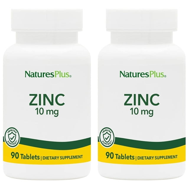 Zinc Paquete De 2 , 10mg 90 Cápsulas