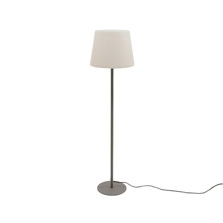 58 Decorative Gray And White Outdoor Patio Deck Floor Lamp 58 Decorative Gray And White Outdoor Patio Deck Floor Lamp