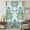 White, Green, Sage, variant on Botanical Blue Green Sheer Curtains 108" Extra Long for Living Room, Boho Watercolor Floral Leaf Plant Light Filtering Privacy Drapes, Semi Sheer Window Treatment for Floor to Ceiling Window
