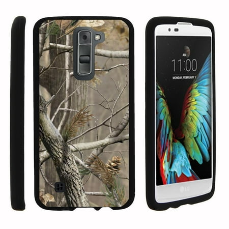 LG K8 K350N, D350N | Phoenix 2 K371 | Escape 3 K373, [SNAP SHELL][Matte Black] 2 Piece Snap On Rubberized Hard Plastic Cell Phone Cover with Cool Designs - Hunter