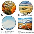 thumbnail image 3 of Designart "Enchanting Mountain Wildflowers" Wildflowers Floater Framed Wall Art Prints, 3 of 5