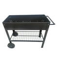 thumbnail image 3 of Folding Garden Carts Mobile Metal Raised Garden Bed Cart with Legs, Elevated Tall Planter Box with Wheels for Outdoor Indoors House Patio Backyard Vegetables Tomato DIY Herb Grow Black,Heavy Duty Gar, 3 of 25
