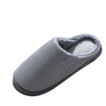 thumbnail image 3 of XiYing Womens and Mens Cotton Slippers, Indoor House Shoes for Couples, Soft Sole Warm Home Footwear, 3 of 5
