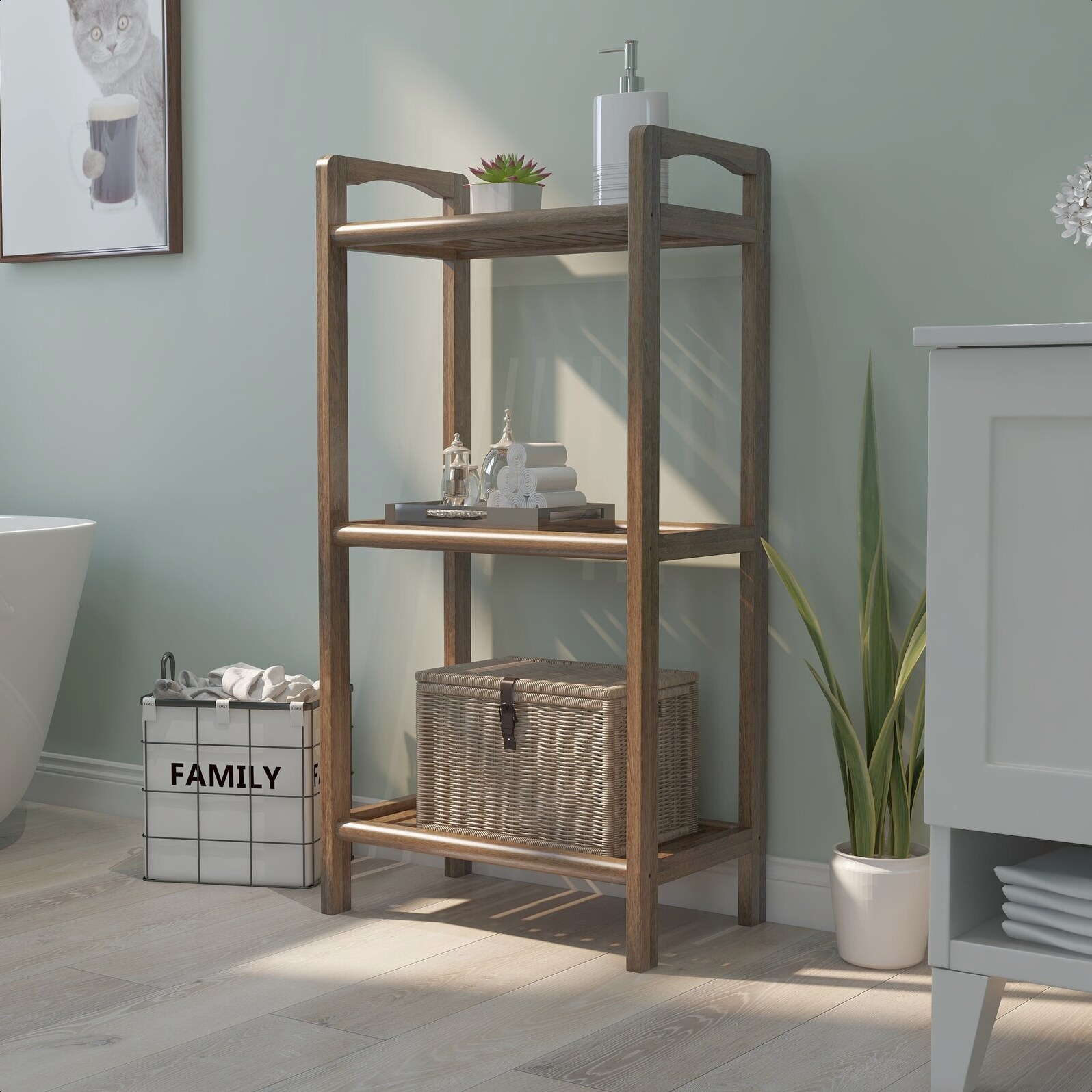 Milanhome Hales Etagere Bookcase