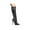 Black, variant on Elllie Silver Sequins High Heel Knee Boot 511-TinEL_S Silver