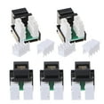 JZROCKER CAT5E RJ45 Keystone Jacks Module Connector for Wall