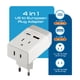 thumbnail image 2 of Adaptador de Enchufe Power Ceptics con USB QC 3.0 y PD 18W, 2 of 9