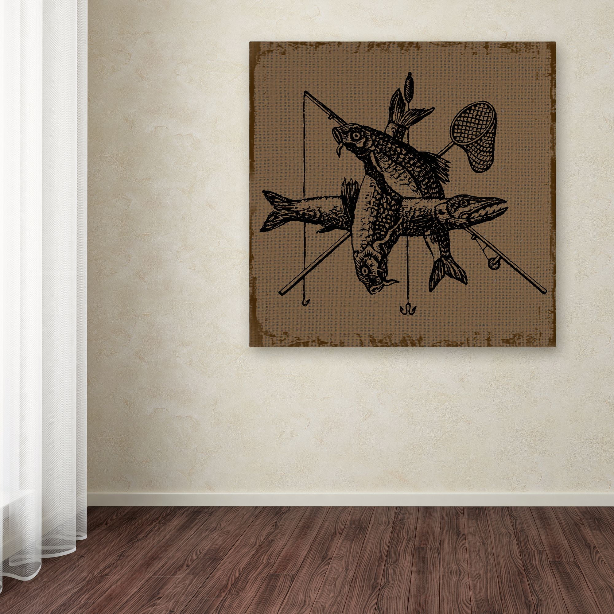 Trademark Fine Art 'Wilderness Lodge 10' Canvas Art by Jean Plout