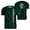 Dark Green, variant on DXSCSE Mexico Soccer Jerseys - Breathable Mexico Jersey Men, Mexico Team Short Sleeve Crew Neck Football Jersey Shirts for Sports Fans Black L