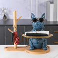 thumbnail image 1 of Estatua de de resina, soporte para llaves de , bandeja, organizador de escritorio para , de , centro de , Azul BLESIY llavero de estatua de resina, 1 of 7