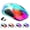 Pure White, variant on Clear Wireless Mouse, 9-Color RGB LED with Magnetic Cover – Rechargeable USB-C, Ergonomic Portable Design, 1200 DPI Optical Tracking, Plug & Play, Ambidextrous for Laptops, PC, Mac, Linux & Travel