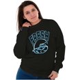 thumbnail image 4 of Retro The Smurfs Cartoon Fresh Sweatshirt for Men or Women Brisco Brands S, 4 of 6