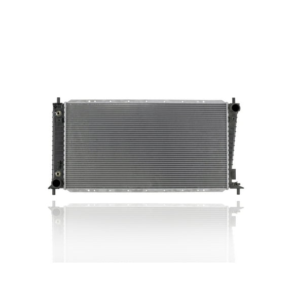 Radiator - Pacific Best Inc. Fit/For 2141 97-98 Ford Pickup F-150 LD-Series 4.2/4.6L - Plastic Tank Aluminum Core, 1 Row Without Transmission Oil Cooler Adapter