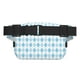 thumbnail image 3 of Balery Blue and White Squares Mochila Cinturón para Mujeres y Hombres, Bolsa de Cintura Impermeable de Doble Capa con Correa, 3 of 9