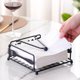 thumbnail image 4 of Servilletero para cocina: moderno dispensador de servilletas plano para el hogar y el comedor al aire libre, servilleteros de papel con brazo pesado para un fácil acceso, mantenga su comedor, 4 of 9