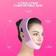thumbnail image 3 of Mcolor Reusable V Line Mask Facial Slimming Strap Double Chin Reducer Chin Up Mask Face Lifting Belt V Shaped Slimming Face Mask, 3 of 9