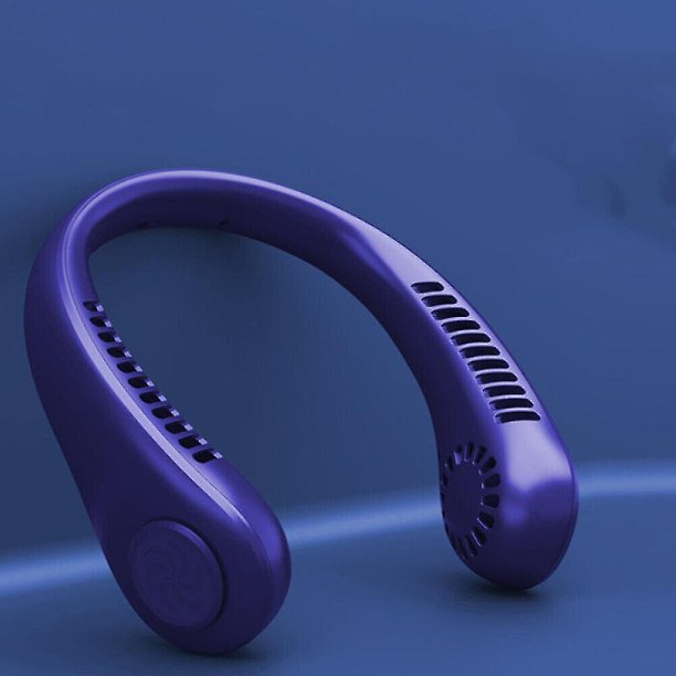 Mini ventilador con banda para el cuello, refrigerador colgante para el cuello, sin aspas, portátil, recargable por Usb