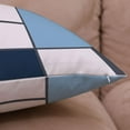 thumbnail image 5 of Set of 4 White Gray Blue Modern Abstract Geometric Throw Pillow Covers 16x16 Inches Decorative Cushion Pillow Cases Square Pillowcases for Bed Sofa, 5 of 6
