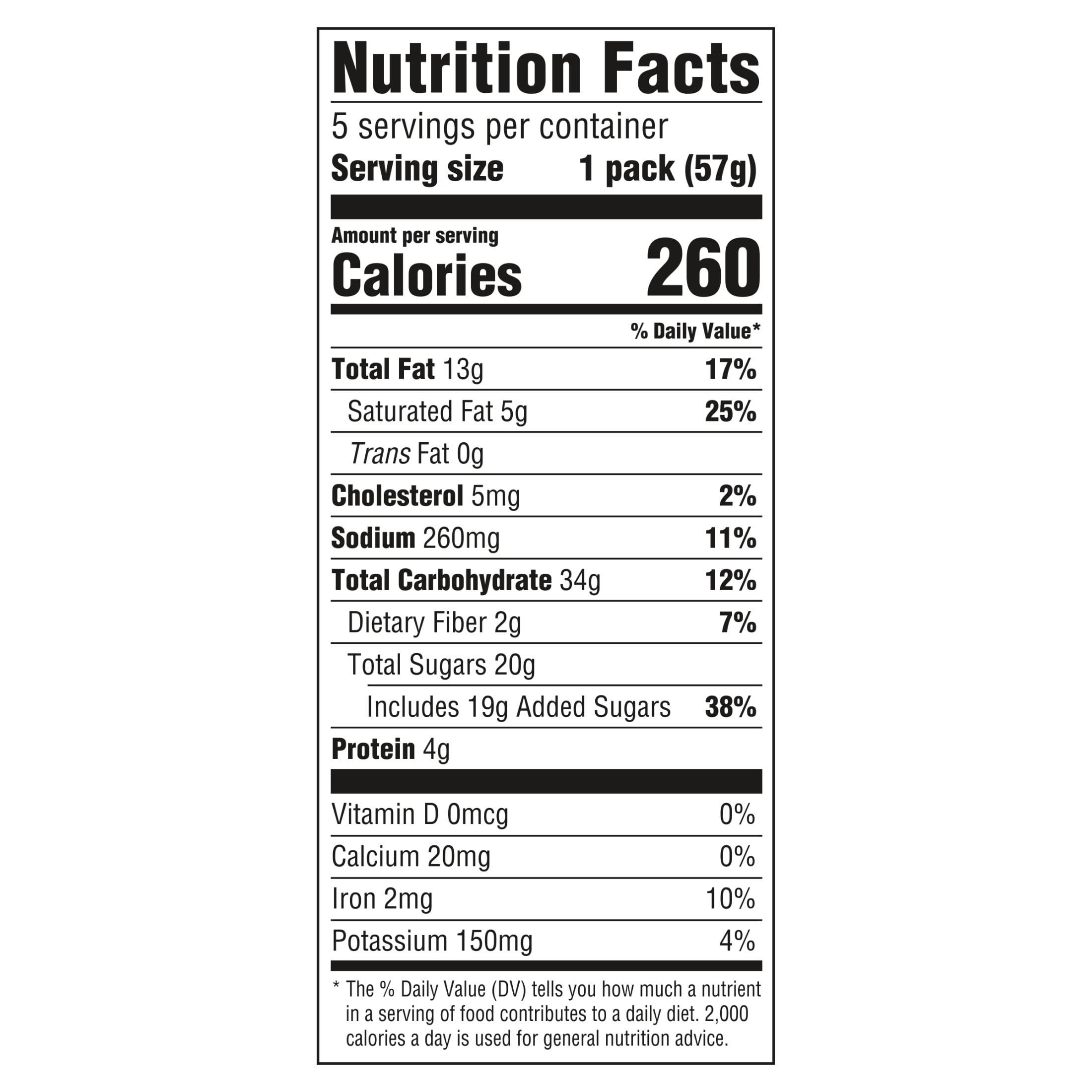 OREO Peanut Butter Creme Cakesters Soft Snack Cakes, 5 - 2.02 oz Snack Packs