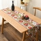 thumbnail image 4 of Mantel navideño con estampado de flores para mesa de centro, camino de mesa para fiestas, decoración navideña para cocina, 4 of 6