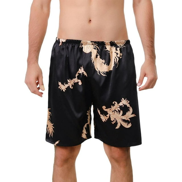 Men‘s Satin Boxers Shorts Combo Pack Underwear M-5XL