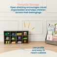 thumbnail image 3 of ECR4Kids Streamline 12 Cubby Tray Storage Cabinet, 3x4, Classroom Furniture, Grey Wash, 3 of 9