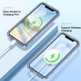 thumbnail image 2 of Dteck iPhone 11 Full Body Case with Built-in Screen Protector Gradient Shockproof Protective Girls Women Heavy Duty Phone Case for iPhone 11 6.1 inches 2019,Blue, 2 of 7