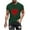 Army Green, variant on Valentines Day Mens Short Sleeve T-Shirt, Heart Print Shirt Men, Man Valentine's Day Printing Short Sleeved Tops Fitness T-Shirt Blouses