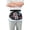 Cartoon Astronaut and Planet, variant on Girl Walks Into Town Server Apron with 3 Pockets Waterproof Waitress Waist Short Apron for Man Woman 12 Inches