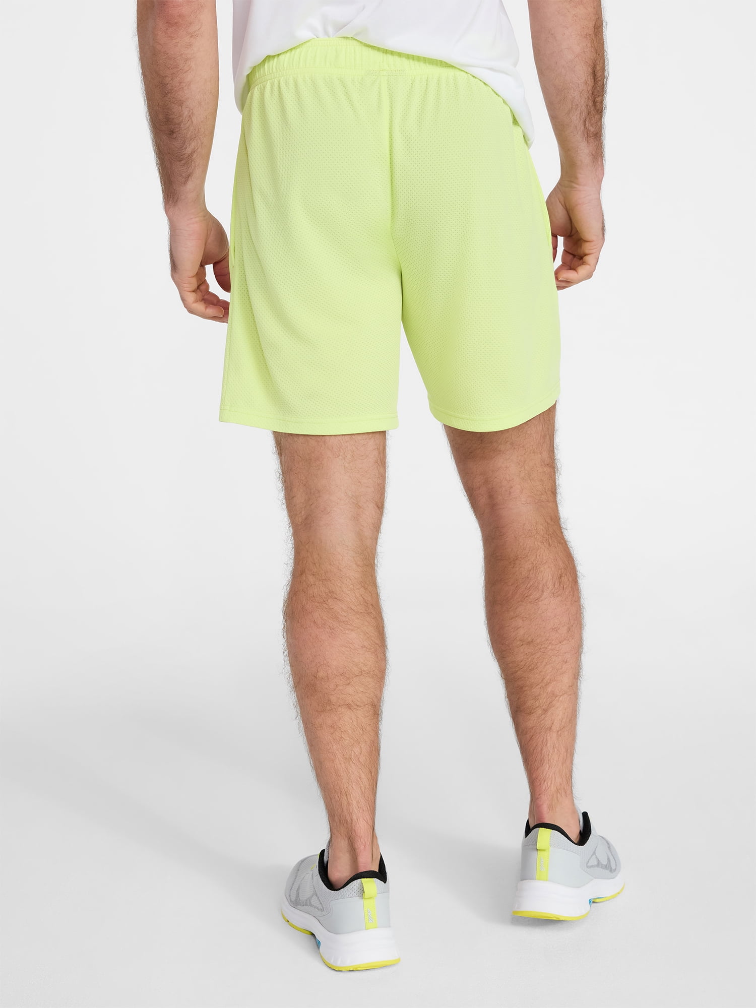 Athletic Works Men's and Big Men's Mesh Shorts, 7" Inseam, Sizes S-5XL