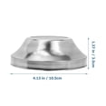 thumbnail image 4 of 6pcs Round Base Floor Flange Railing Post Holder Galvanized Stainless Steel Railing Column, 4 of 8