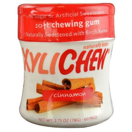 Xylichew Naturally Better Gum, Cinnamon, 60 Count