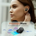thumbnail image 6 of Memory Foam Tips for Google Pixel Buds Pro, Anti-Slip Replacement Ear Tips for Google True Wireless Earphones，Fit in The Charging Case, Perfect Noise Cancellation, 3 Pairs (Assorted Sizes, Black), 6 of 8