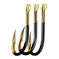 thumbnail image 2 of NIBOLOG 10Pcs Iron Barbed Outdoor Fishing Hooks Bait Holder Fish Tackle Accessories, 2 of 7