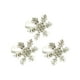 thumbnail image 4 of Moyic Valentine Napkins Plates Snowflake Design Buckle Clasps Rings Metal Banquets Rhinestone Decorations Table Jewelry Napkin Type2 NO2, 4 of 6