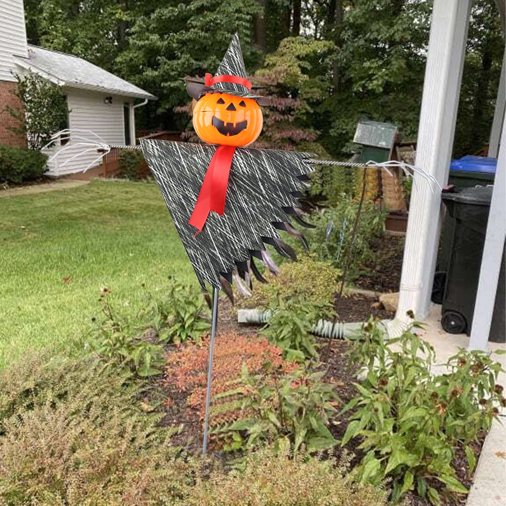 Zuarfy Home Library Standing Scarecrow Horror Halloween Decor Scarry  Skeleton - Walmart.Com