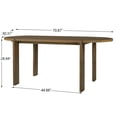 thumbnail image 6 of Christopher Knight Home 71" Mid Century Modern Large Oval Dining Table for 4-6 People, Walnut, 6 of 10