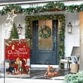 thumbnail image 3 of Christmas Dogs Garden Flag 12x18 Vertical Double Sided Winter Holiday Outside Decorations Burlap Yard Flag BW533, 3 of 6