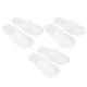 thumbnail image 4 of Pantuflas desechables blancas, 50 pares de pantuflas de viaje desechables blancas, pantuflas para invitados elaboradas con cuidado, 4 of 12