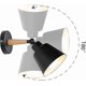 thumbnail image 3 of 2 Packs Vintage Industrial Wall Sconces Ceiling Light Fixtures E27 Metal Adjustable Retro Indoor Wall Lamp For Bedroom Kitchen Restaurant (no Switch, 3 of 5