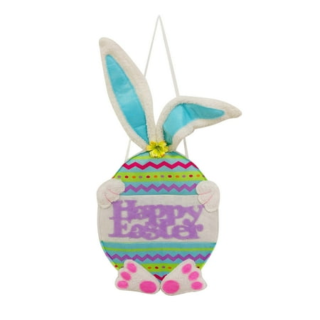 

koaiezne Decorations Door Arrangement Decoration Easter Party Ornaments Bunny Window Front Ornaments Easter Home Decor Trimming Beaded Trim Clear Garland Chandelier Octagon Beads Chain