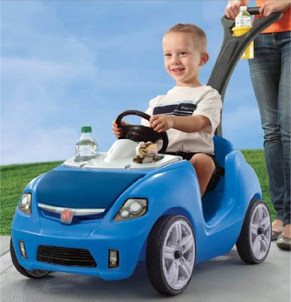 Step2 Whisper Ride II Kids Blue Push Car and Ride on Toy for Toddlers - image 4 of 11