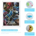 thumbnail image 3 of The Legend of Zelda Diamond Art Kits for Adults Diamond Art Gem Art Painting Full Drill Round Art Gem Painting Kit for Home Wall Decor 8"x12", 3 of 6