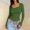 01-Army Green, variant on Womens Long Sleeve Shirts Fall Fashion Crop Tops Basic Layer Slim Fit Y2K Clothes 02-Beige M
