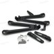 thumbnail image 1 of Soporte para estriberas traseras de pasajero, compatible con Honda CBR1000RR 2004-2007, color negro, 1 of 5